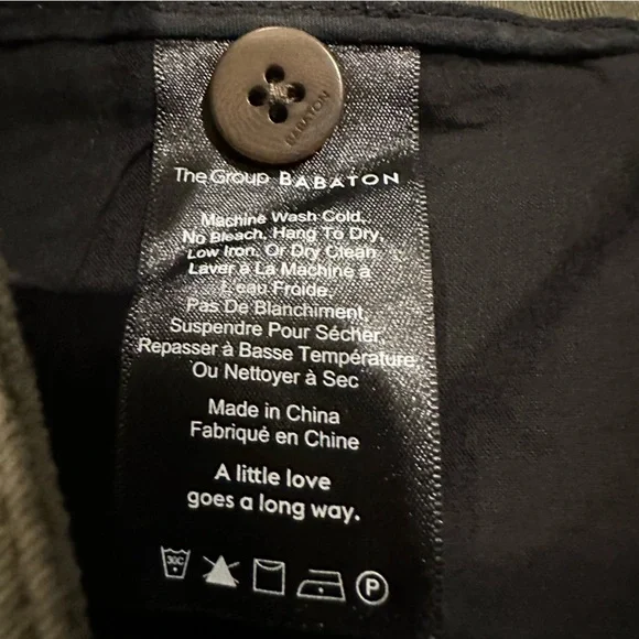 Aritzia The Group by Babaton Olive Green Walsh Wide Leg Pant size 6 women’s - Picture 7 of 11